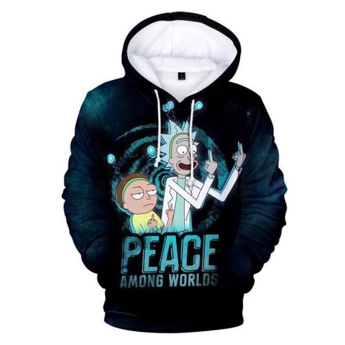 Rick And Morty 3D Hoodie Casual Long Sleeve Sweatshirt