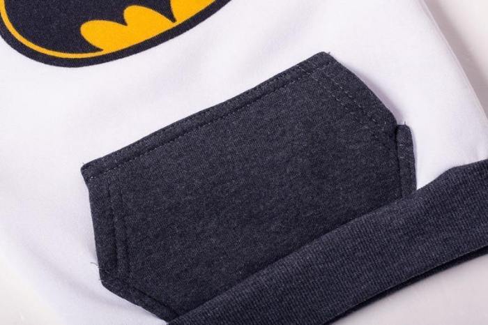 Boy'S Clothes Cotton Two-Piece Spiderman Performance Clothing Batman Clothes Cartoon Printing Casual Sports Baby Clothing