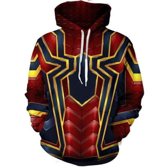 Spider-Man Hoodie - The Avengers Pullover Hoodiej