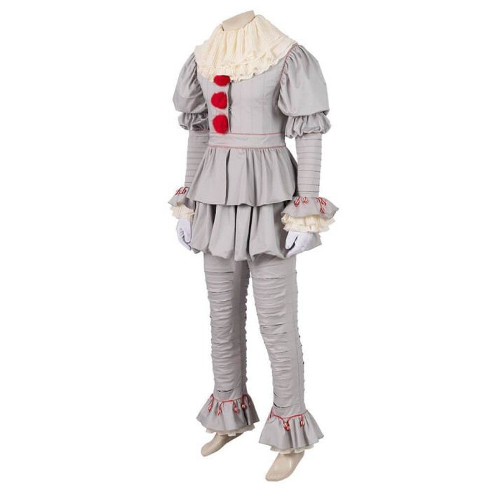 Joker Pennywise Costume Scary Halloween Cosplay It Chapter Two The Clown It Outfit Custom Made