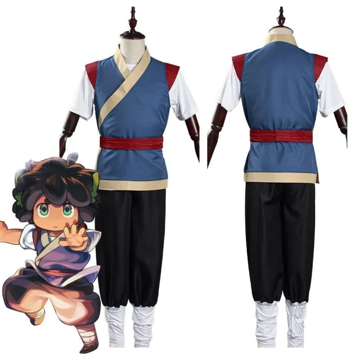The Legend Of Luoxiaohei-Luoxiaohei Pants Top Outfits Halloween Carnival Suit Cosplay Costume