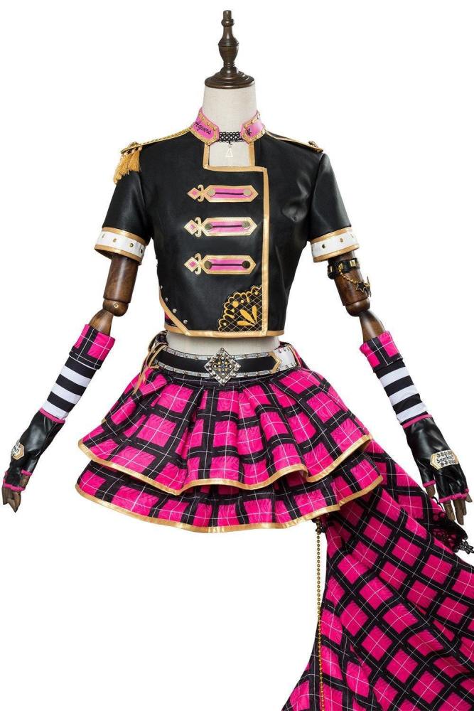 Love Live! Sunshine!! Ruby Kurosawa Dress Punk Rock Outfit Cosplay Costume