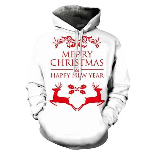 Merry Christmas & Happy  Year 3D - Sweatshirt, Hoodie, Pullover