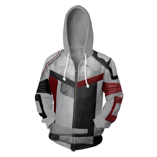 Unisex Carlos Hoodies Descendants 3 Zip Up 3D Print Jacket Sweatshirt