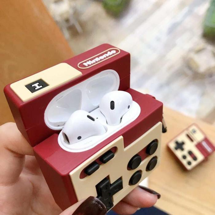 Vintage Nintendo Game Machine Apple Airpods Protective Case Cover