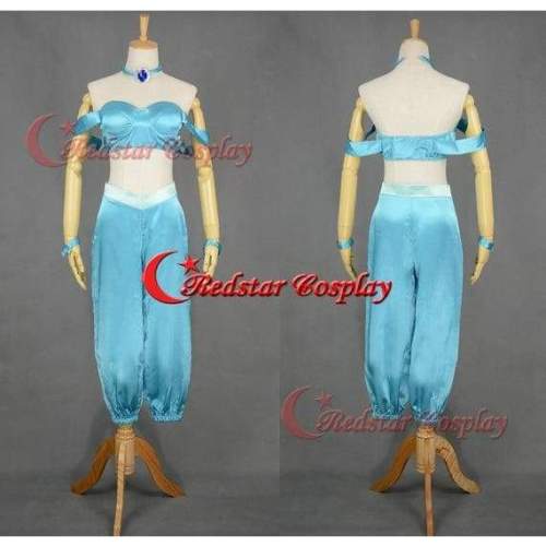 Princess Jasmine Cosplay Costume Dress From Aladdin And The King Of Thieves Cosplay A