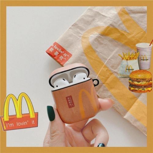 Mcdonald'S Kraft Paper Apple Airpods Protective Case Cover