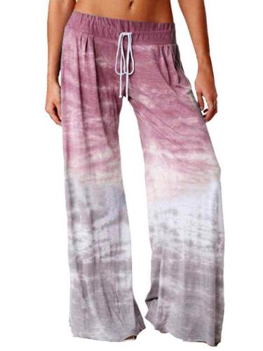 High Waisted Ombre Wide Leg Yoga Pants For Women
