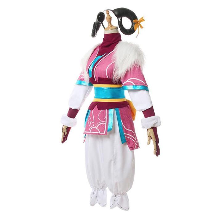 League Of Legends Lol Spirit Blossom Kindred Eternal Hunters Halloween Carnival Suit Cosplay Costume