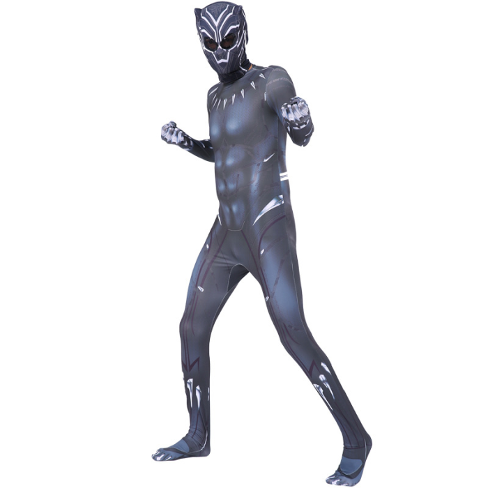 Marvel Superhero Black Panther Halloween Bodysuit Cosplay Costumes