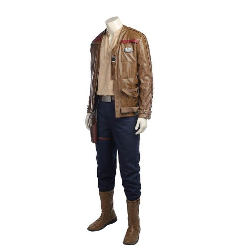 Star Wars 8 : The Last Jedi Finn Costume Halloween Cosplay Costume Adult Men