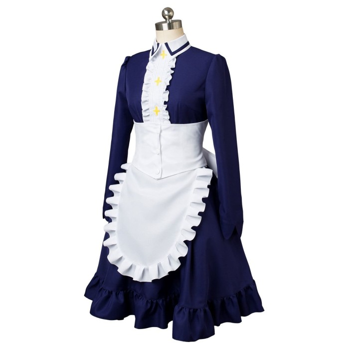 Seven Deadly Sins Nanatsu No Taizai 2  Elizabeth Liones Maid Dress Cosplay Costume