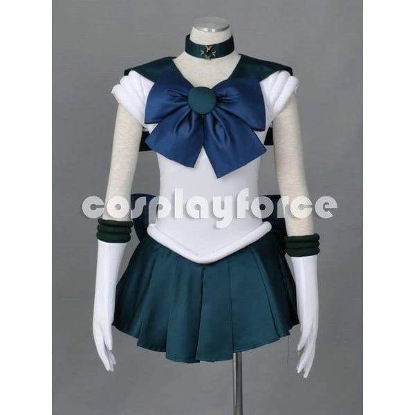 Sailor Moon Sailor Neptune  Cosplay Costume With Two Headwears