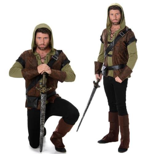 Robin Hood Peter Pan Prince Thieves Medieval Sherwood Hunter Costume