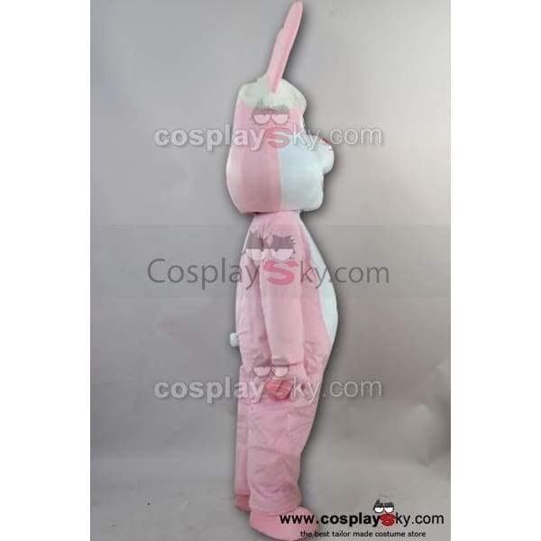 Pink Rabbit Bunny Mascot Costume Adult Size