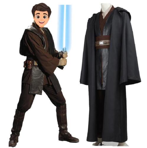 Star Wars Costume Adult Cosplay Anakin Skywalker Outfit Halloween Carnival Party Costume Jedi Anakin Costume Custom Made