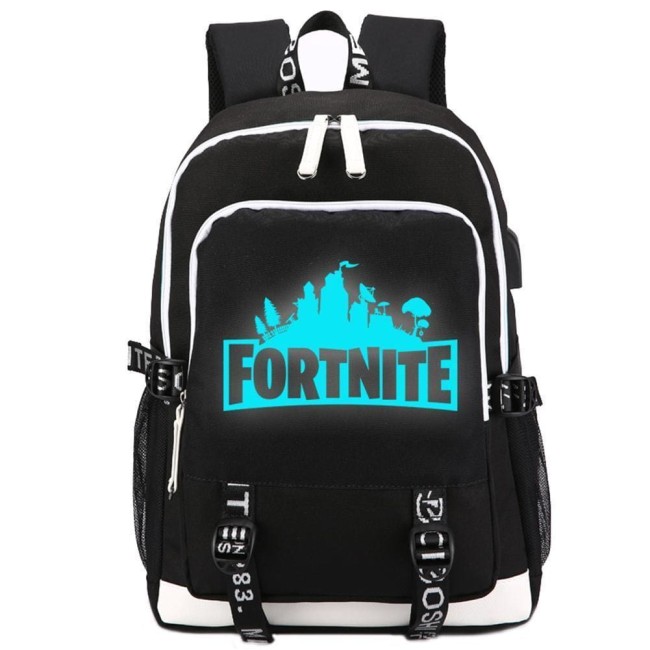Game Fortnite Luminous Usb Student Backpack