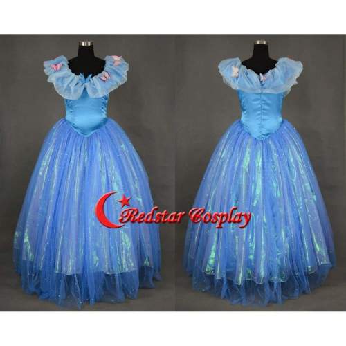 Cinderella Dress, Cinderella Cosplay Costume, Cinderella 2015 Cosplay Costume For Girls