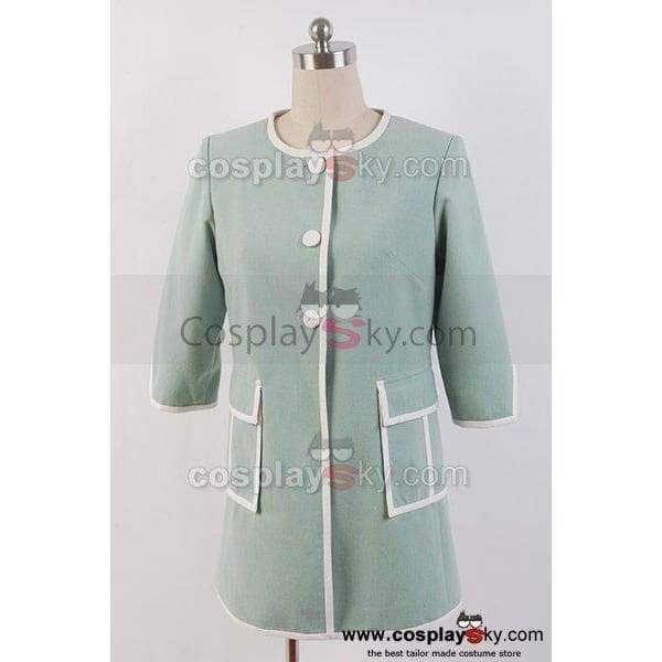 The Amazing Spider-Man 2 Gwen Stacy Green Coat Costume Cosplay