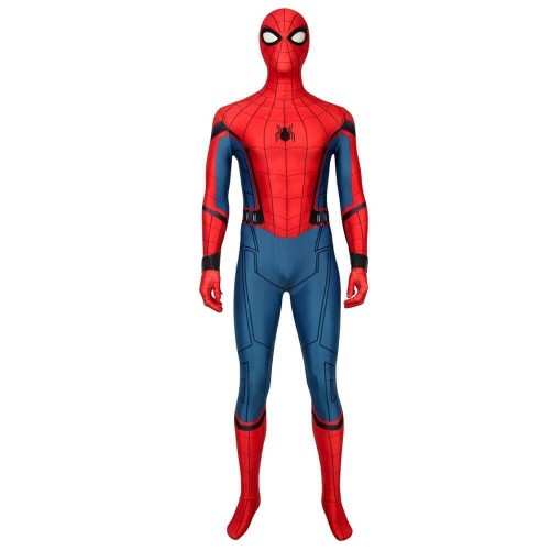 Spider Man Far From Home Peter Parker Costume Spiderman Jumpsuit With Cuff