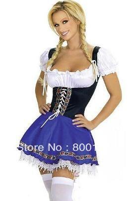 Womens Beer Maid Wench German Oktoberfest Costume Plus Size Costume