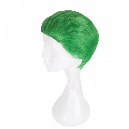 Movie Suicide Squad Character Joker Cosplay Green Wigs
