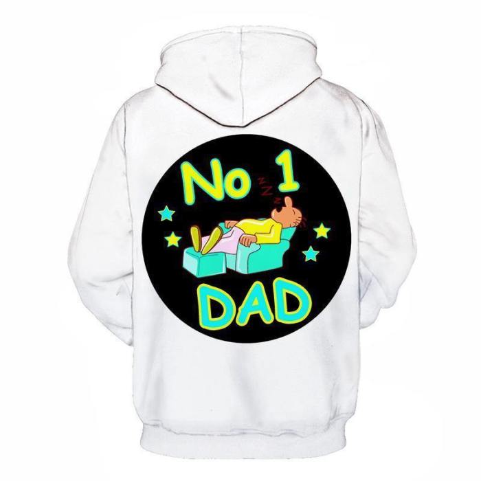 Sleepy Dad 3D - Sweatshirt, Hoodie, Pullover