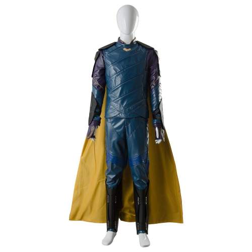 Thor 3 Ragnarok Loki Outfit Sakaar Suit Blue Ver. Cosplay Costume