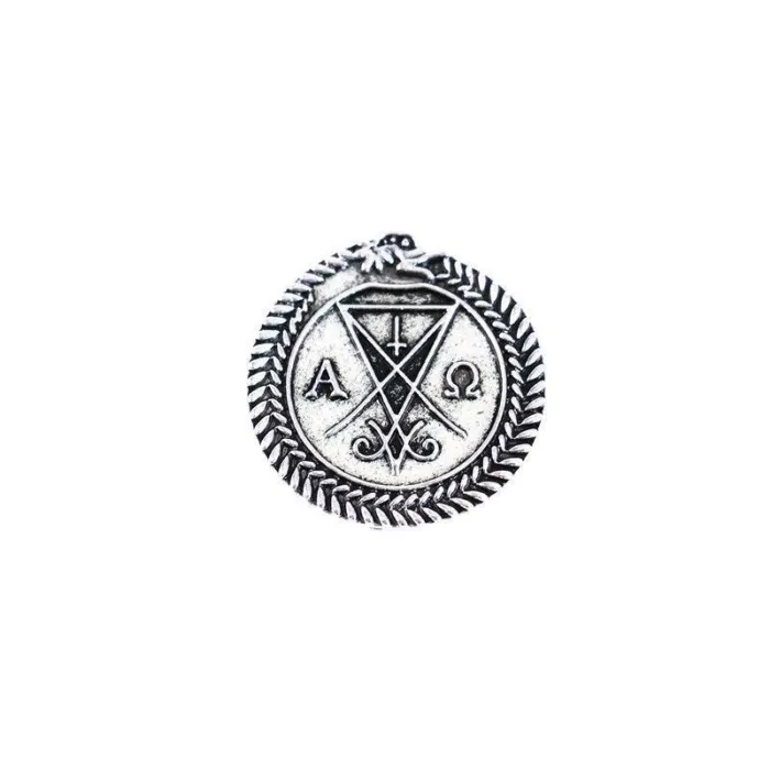 Lucifer Tom Ellis Brooch Cosplay Halloween Retro Alloy Badge Pin Props