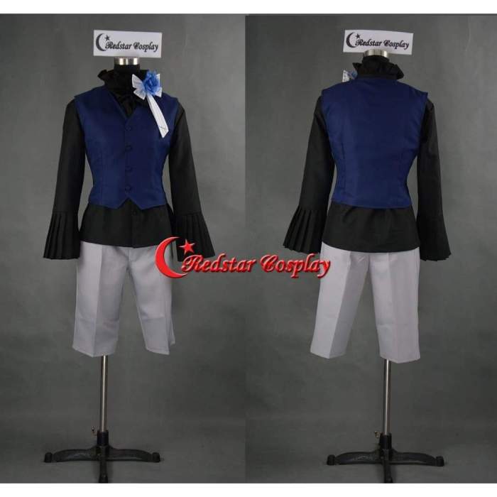 Black Butler Ciel Phantomhive Gray Cosplay Costume Custom In Any Size