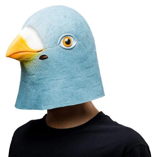 Giant Bird Halloween Animal Latex Helmet Full Face Adult Cosplay Props