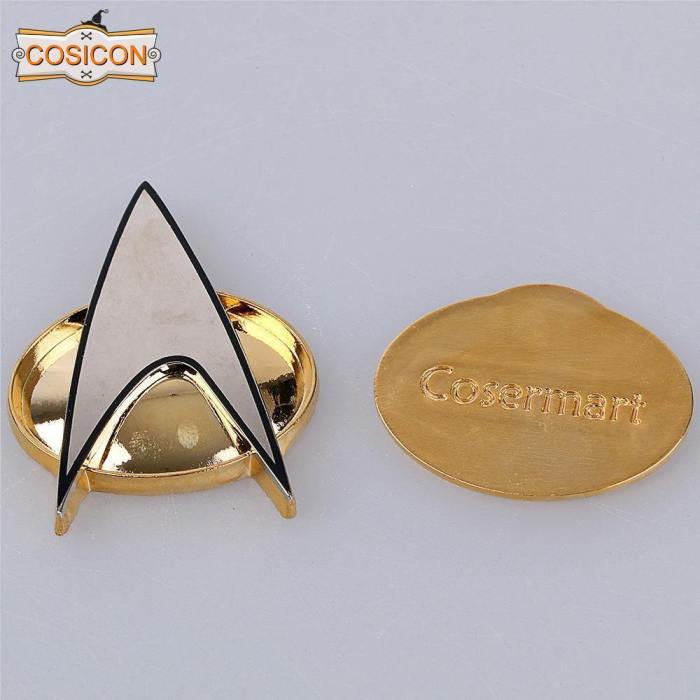 Star Trek Tng Next Genenation Badge Voyager Communicator Badge Pin Brooch  2 Badges