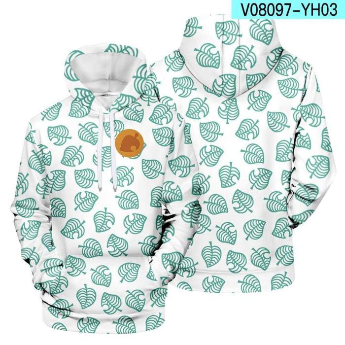 3D Game Animal Crossing Cosplay Costume Hoodie Sweatshirts Men Women Timmy Hoodie Pullover Unisex Costume Tracksuit