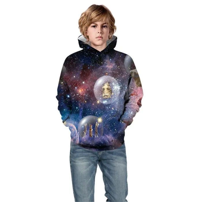Teen 3D Hoodie Tinny Animal Printed Sweatshirt