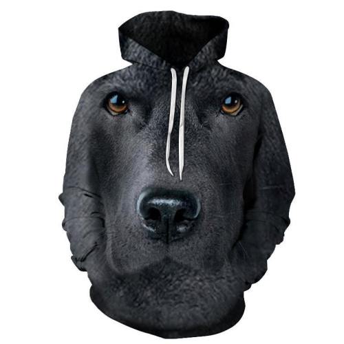 Serious Dog 3D - Sweatshirt, Hoodie, Pullover