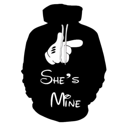 She'S Mine 3D Hoodie Sweatshirt, Hoodie, Pullover