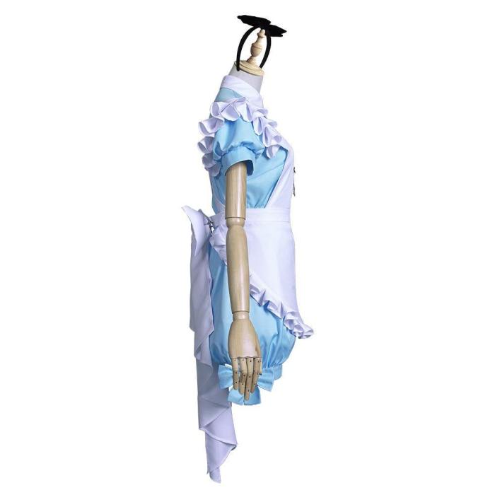 Black Butler Ciel Phantomhive Maid Apron Dress Uniform Outfits Halloween Carnival Suit Cosplay Costume