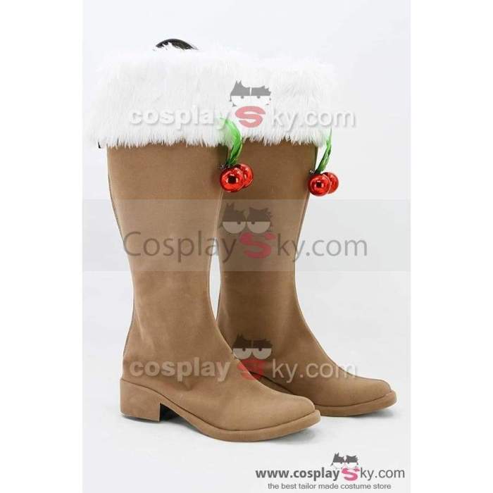 Vocaloid Snow Miku Boots Cosplay Shoes