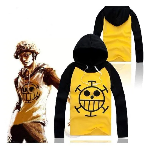 Anime ONE PIECE Trafalgar·Law Cosplay Sweater Hoodie Death Surgeon Thick Winter