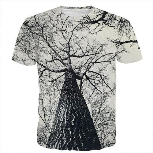 Haunted Black And White Tree Shirt