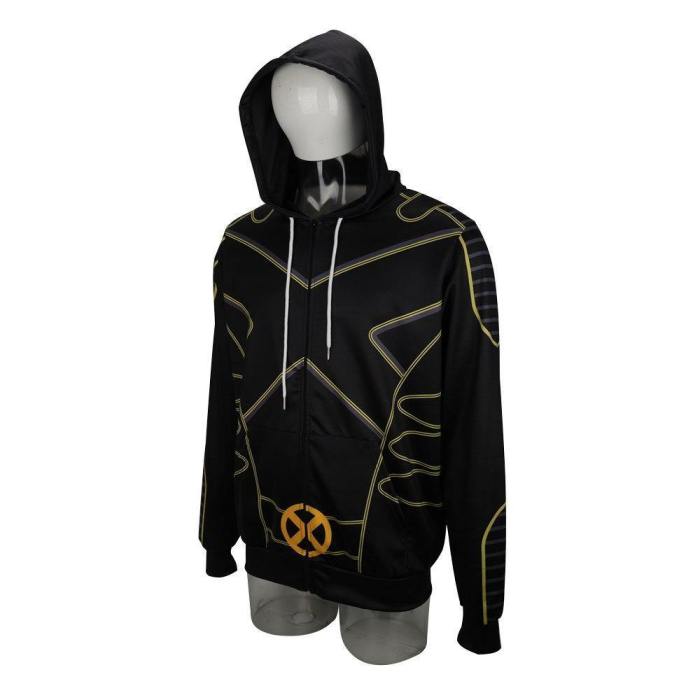 New X-Men The Gifted Hoodies Cosplay Costume Men Adult Jacket Sweatershirts Man Outfit Coat Dc Movies Halloween Party Prop