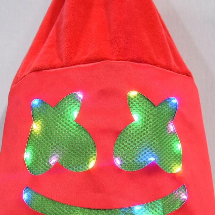 Dj Led Marshmello Hat Halloween Cosplay Costumes Christmas Gifts Props