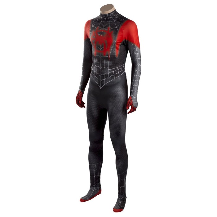 Spider-Man: Into The Spider-Verse Miles Morales Outfit Cosplay Costume Adults