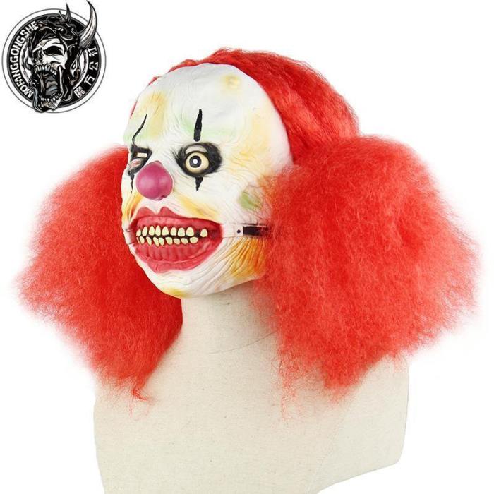 Stephen King It Joker Halloween Party Mask Circus Clown Latex Masks