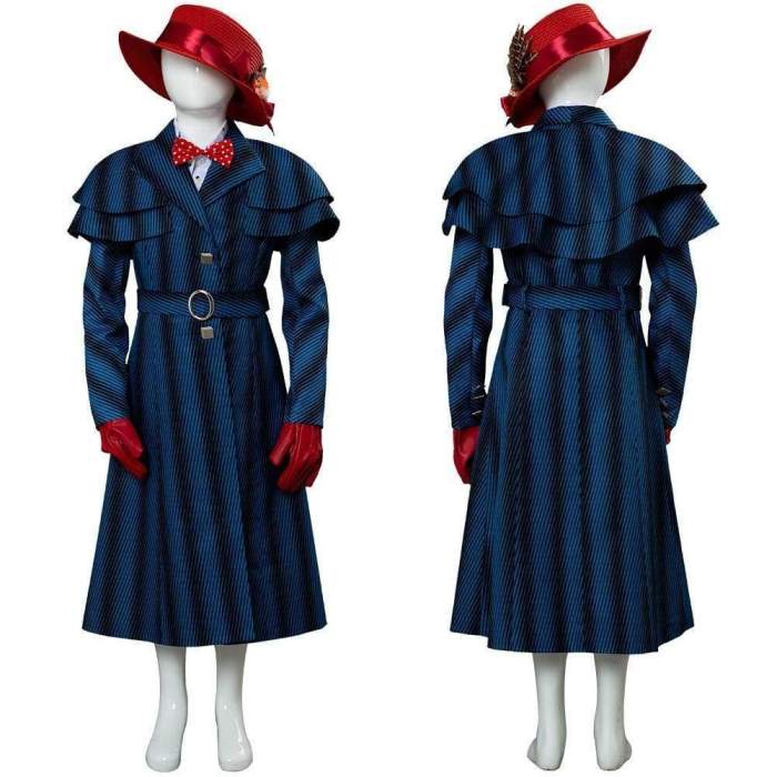 Mary Poppins Returns Mary Poppins Cosplay Costume For Kids Child