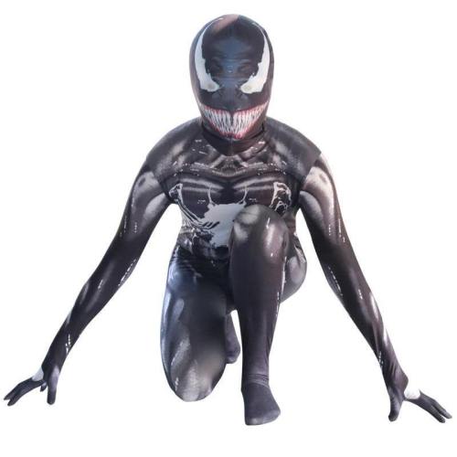 Halloween Venom Spiderman Cosplay Marvel Superhero Adult Boys Costume