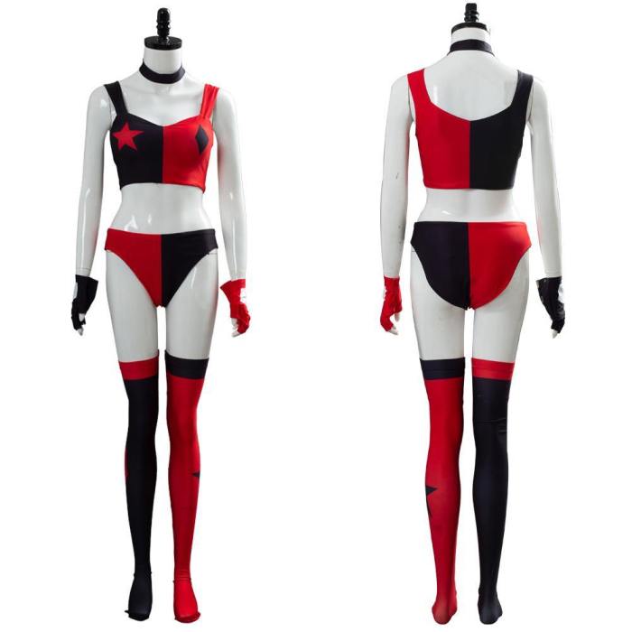 Anime Harley Quinn Suit Cosplay Costume