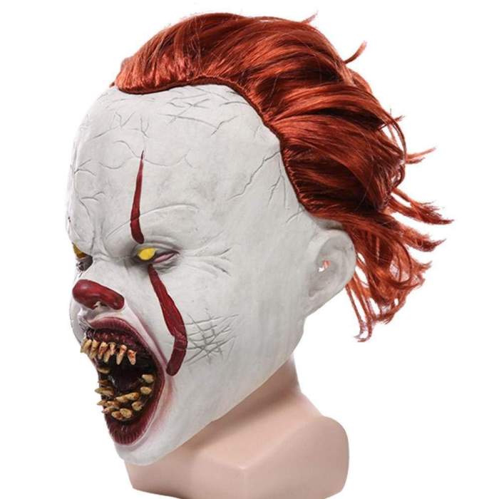 It: Chapter 2 Pennywise Latex Mask Horror Cosplay Props
