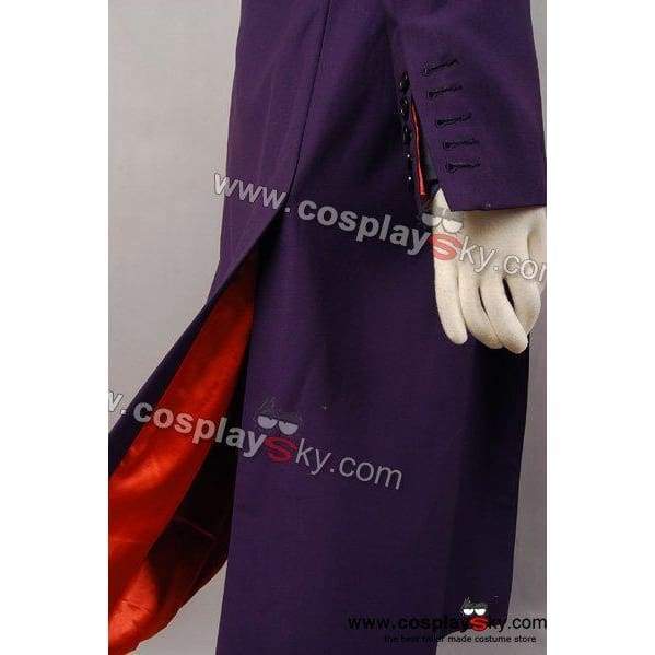 Dark Knight Joker 6 Pcs Costume Set * Gabardine Trench Coat Version