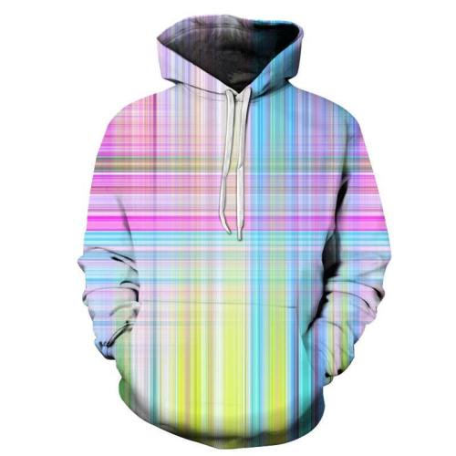 Colorful Lines 3D - Sweatshirt, Hoodie, Pullover